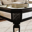Table basse argentée avec miroir-2088615291