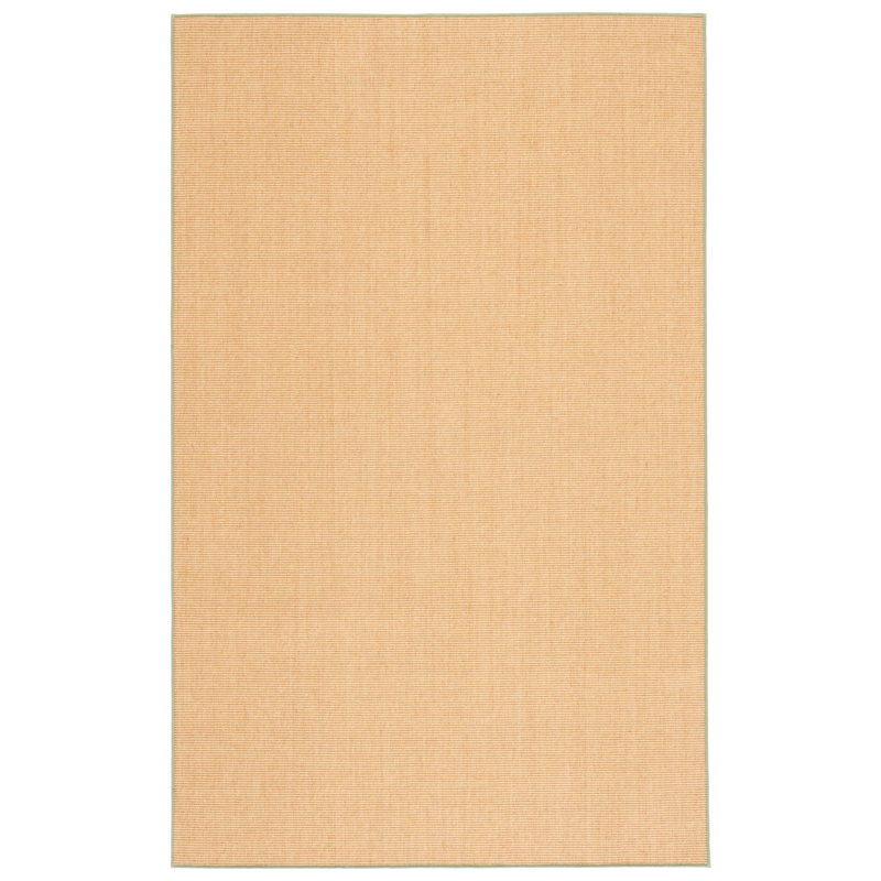 Martha Stewart Sisal/Jute Solid Color Rug in Yellow, Rectangle 4' x 6'