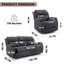 Mendy 2 - Piece Living Room Set