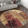 Abercorn Abstract Red/Brown Area Rug