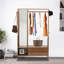 Armoire en bambou pour garde-robe autoportante