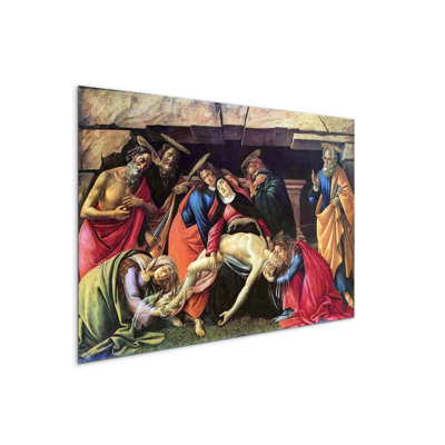 Lamentation of Christ by Albrecht Dürer 53×80 cm MetalArt Materic Aluminum Satin Effect, Frameless Panel, Lightweight Ready to Hang