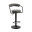 Ghent Swivel Upholstered Adjustable Height Counter Stool with Metal Frame-49237926