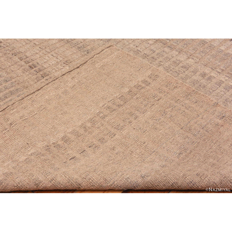 Grand tapis taupe marocain moderne