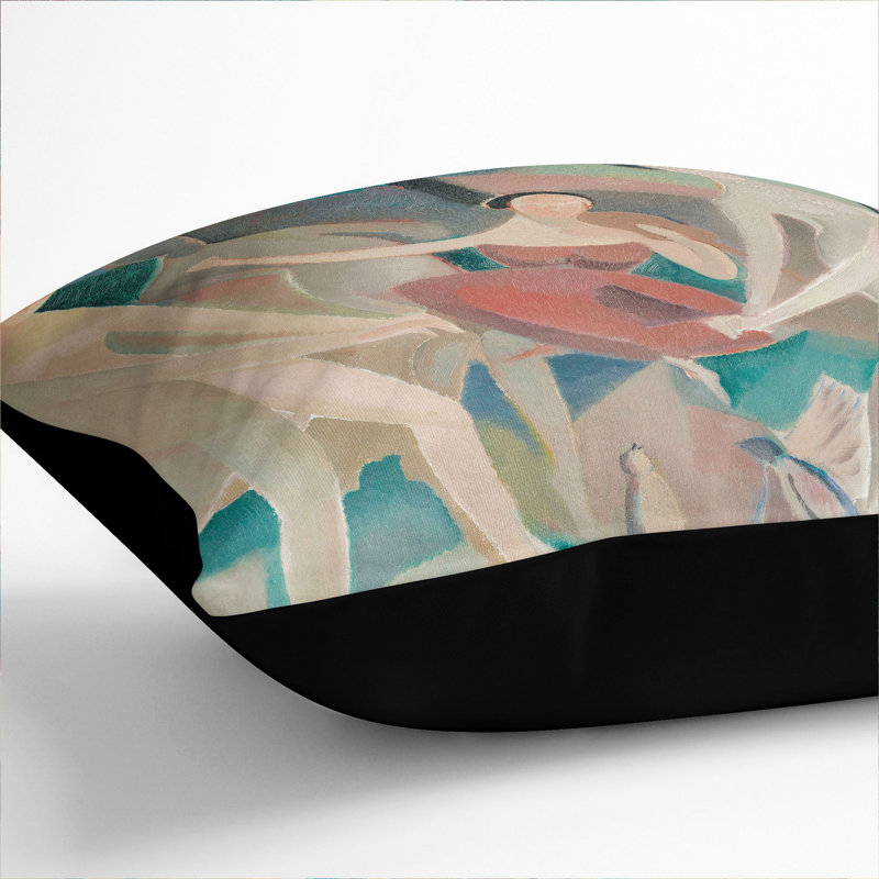 Joy In The Woods Square Throw Cushion, Black, 55cm H x 55cm W x 20cm D