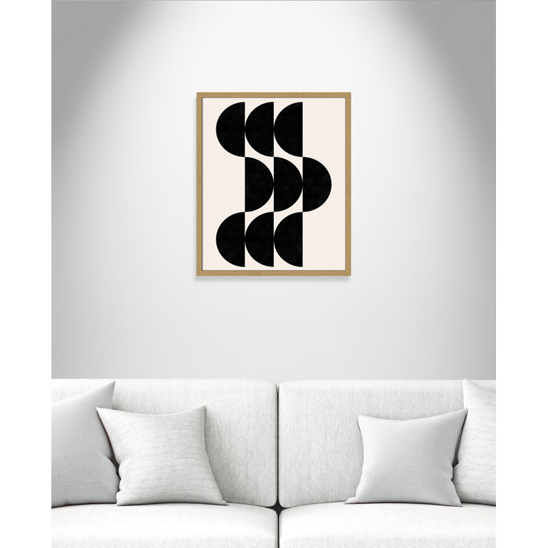 Impression de formes par Dotz, Natural Woodgrain, L 21,5 po x H 25,5 po, Framed Print