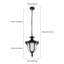 Luminaire suspendu simple 1 lumière