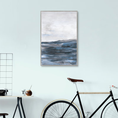 «Bluescape 2» par Willowbrook, art mural encadré