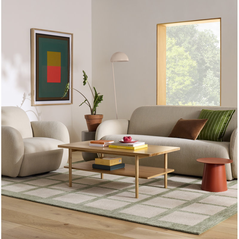 Camp Hand Tufted Wool Indoor Rug, Rectangle 7'9" x 9'9"