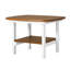 Table d'appoint carrée 21 po, blanc-1678299162