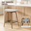 Swivel Upholstered Counter Stool-1240509291-1240509292