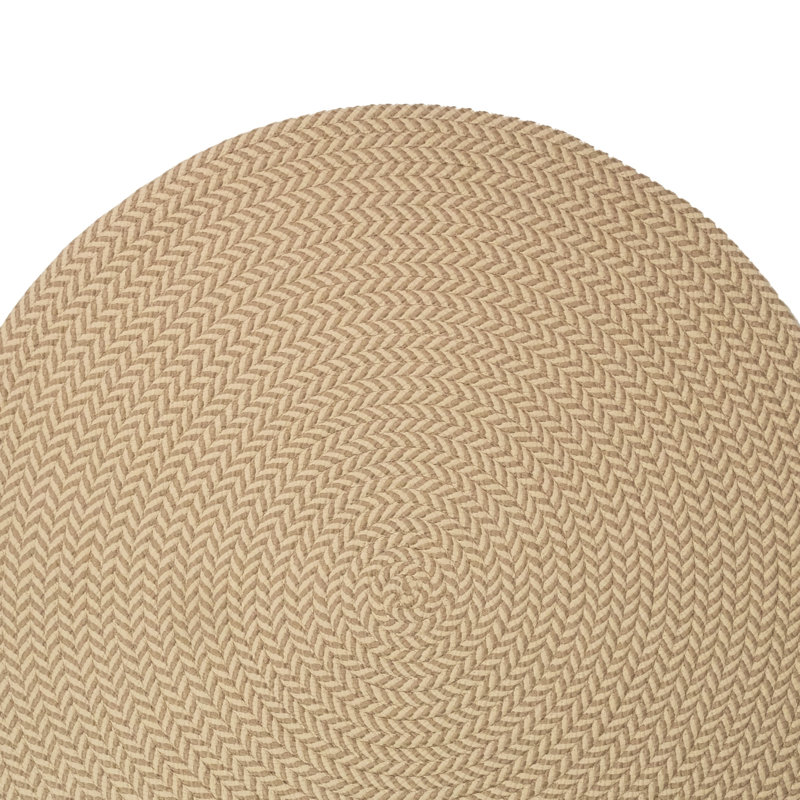 Schwanda Woven Chevron Rugs, Rond 10 pi
