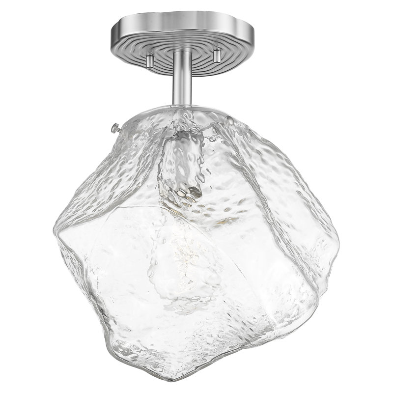 Josey Glass Semi Flush Mount