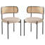 Chaise d'appoint en tissu Amett-1502691289