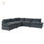 Canapé modulaire moderne avec rangement caché et coussins moelleux, parfait pour les espaces de vie polyvalents