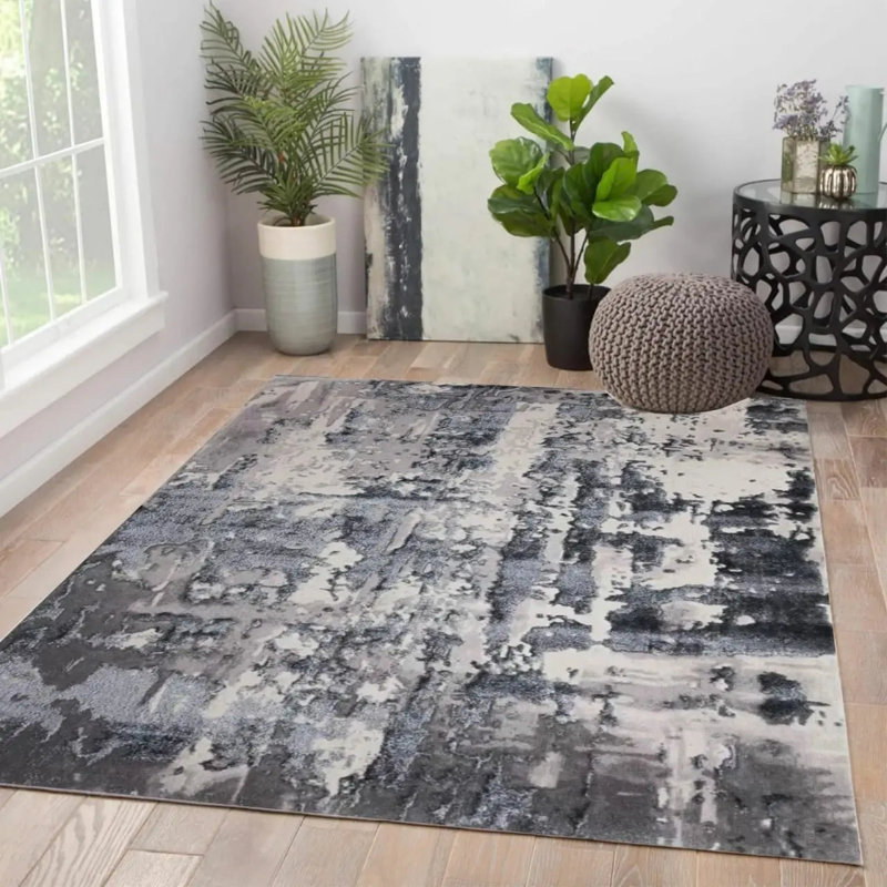 Abstract Area Rug, Rectangle 13'4" x 19'2"