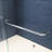 44 - 48 In. W X 72 H Sliding Semi Adjustable Shower Door Finish, Thick Clear Tempered Glass, Towel Hanging Handles Adjustable, Safe Quiet Rollers And Function