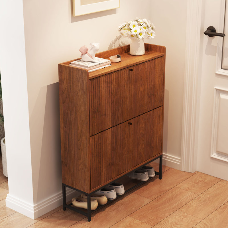 Rangement à chaussures 20 paires, Brun