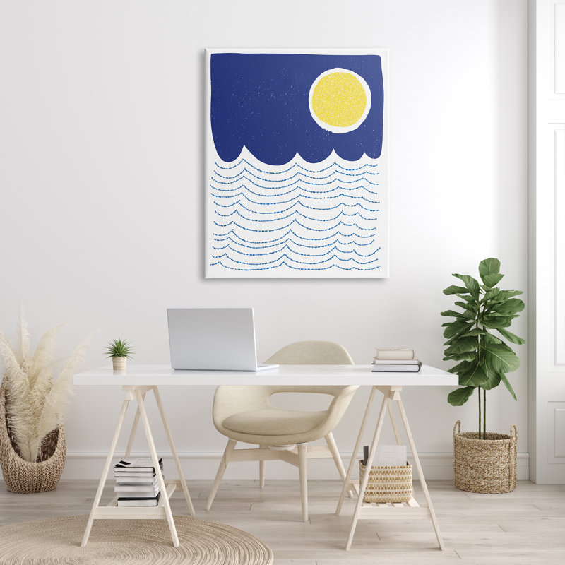 Bold Summer Sun, H 48 po x l 36 po x P 1,5 po, Toile tendue