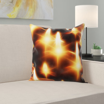 Housse et insert de coussin carré Candles