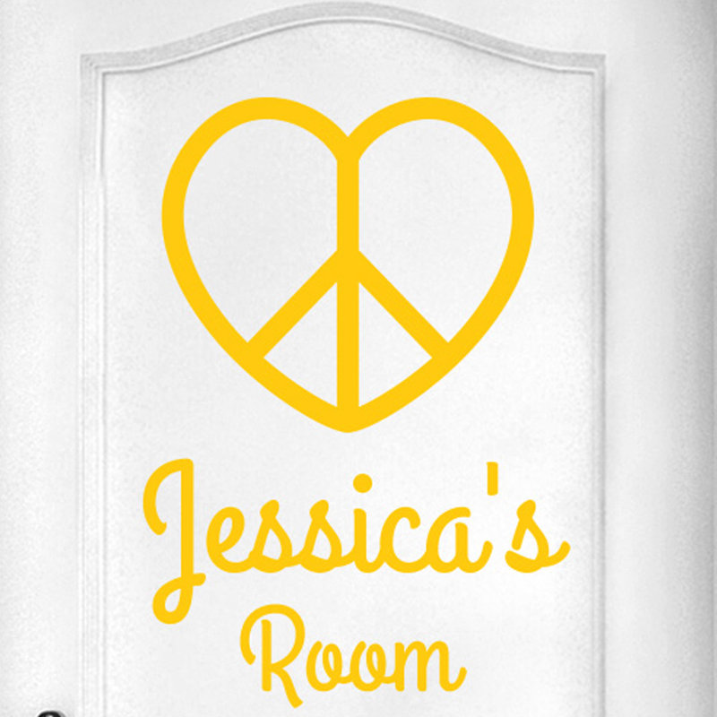 Wall Decal, Dark Yellow
