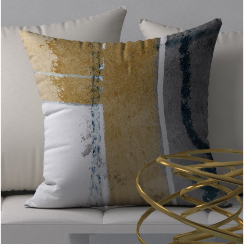Housse de coussin carrée à Heartwarmage houle, 18 po x 18 po