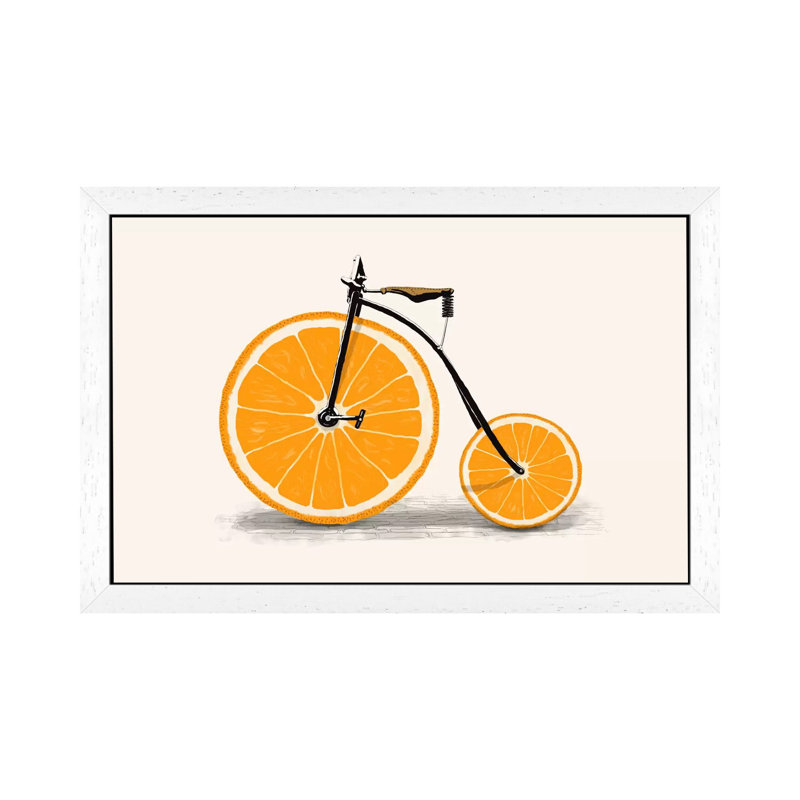 Vitamin - Floater Frame Print on Canvas, 66.04 cm H x 45.72 cm W, White Framed