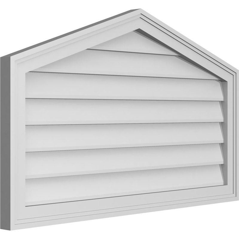 Ventilé à pignon non-fonctionnel Signature, H 22 po x l 36 po x P 1,5 po
