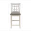 Ensemble de salle à manger 5 pièces à hauteur de comptoir Traditional - Table sur pied extensible avec base de rangement et 4 chaises rembourrées-205232517-205232515