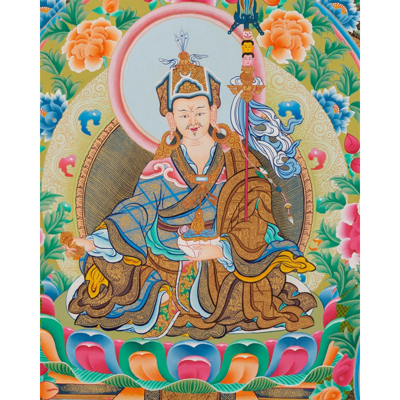 Nyingma Choksing Lineage Tree (Brocadeless Thangka)