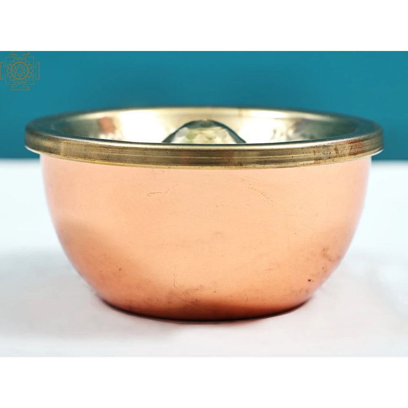 Lampe à huile en laiton Lift-Top Diya