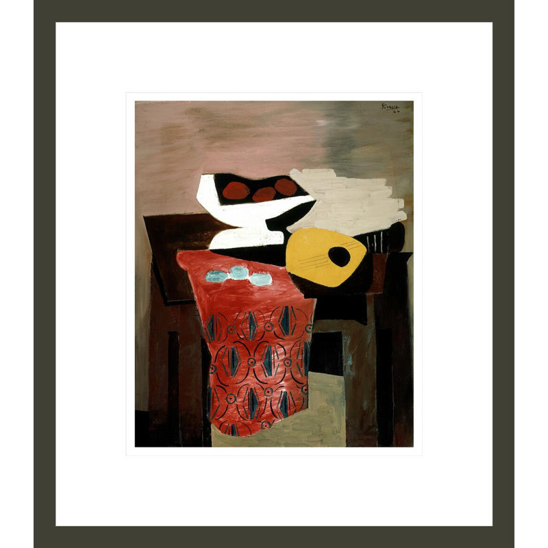 «The Red Foulard» par Pablo Picasso, impression giclée sur cadre, H 15,68 po x l 13,75 po