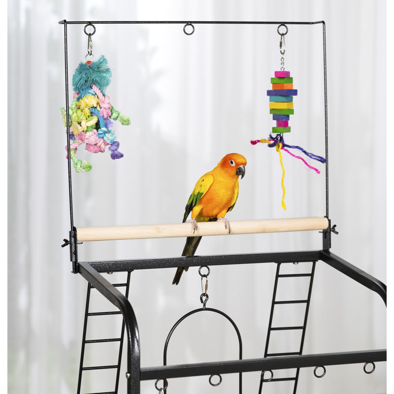 Banc de jeu Heyward Parrot, Petit (H 59 po x l 16,5 po x P 17,625 po)