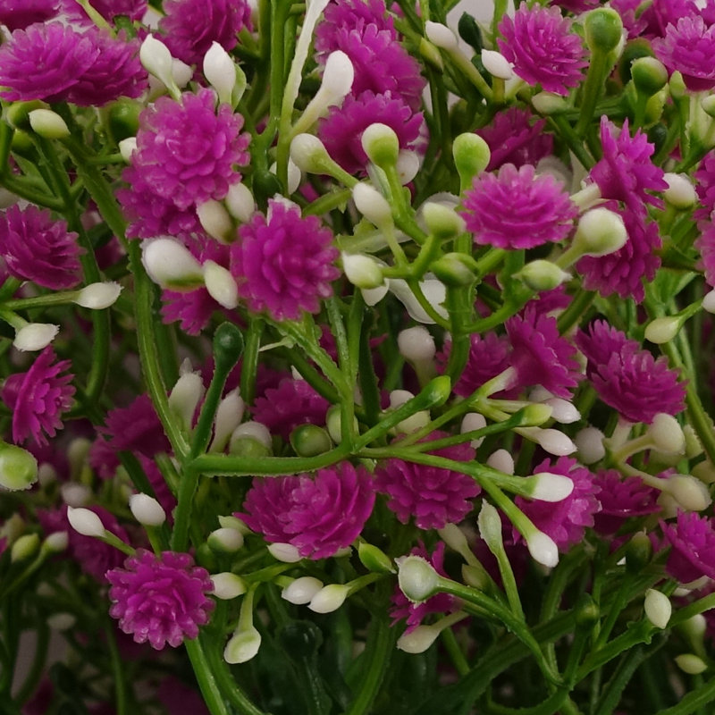 Plastic, Silk Artificial Arrangement, Pink