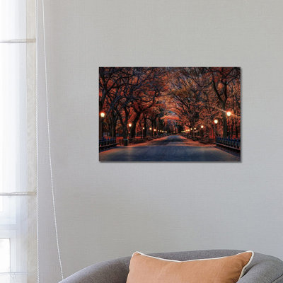 Central Park Fall by David Gardiner - Wrapped Canvas Gallery-Wrapped Canvas Giclée