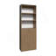 Bibliothèque 2 portes avec tablettes supérieures