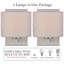 Appliques murales en tissu Taormina, ensemble de 2-816237758