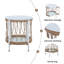 Table d'appoint d'extérieur 17,32 po Bohemian Garden