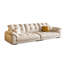 Coussin modulaire beige en polyester-1044055319