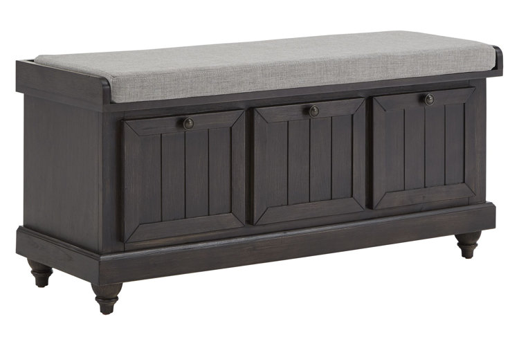 Dakota Upholstered Flip Top Storage Bench