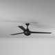 52" 3 - Blade Propeller Ceiling Fan with Wall Control