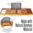 Stenson Bamboo Bath Caddy