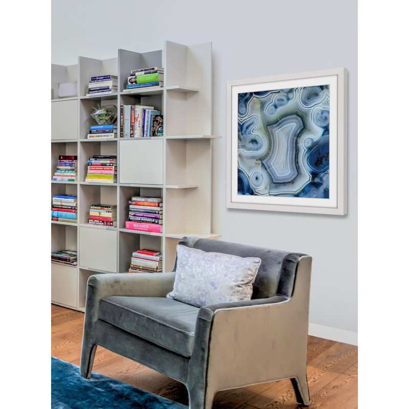 " Partial Separation " by Marmont Hill, 24" H x 24" W x 1.5" D, White Framed