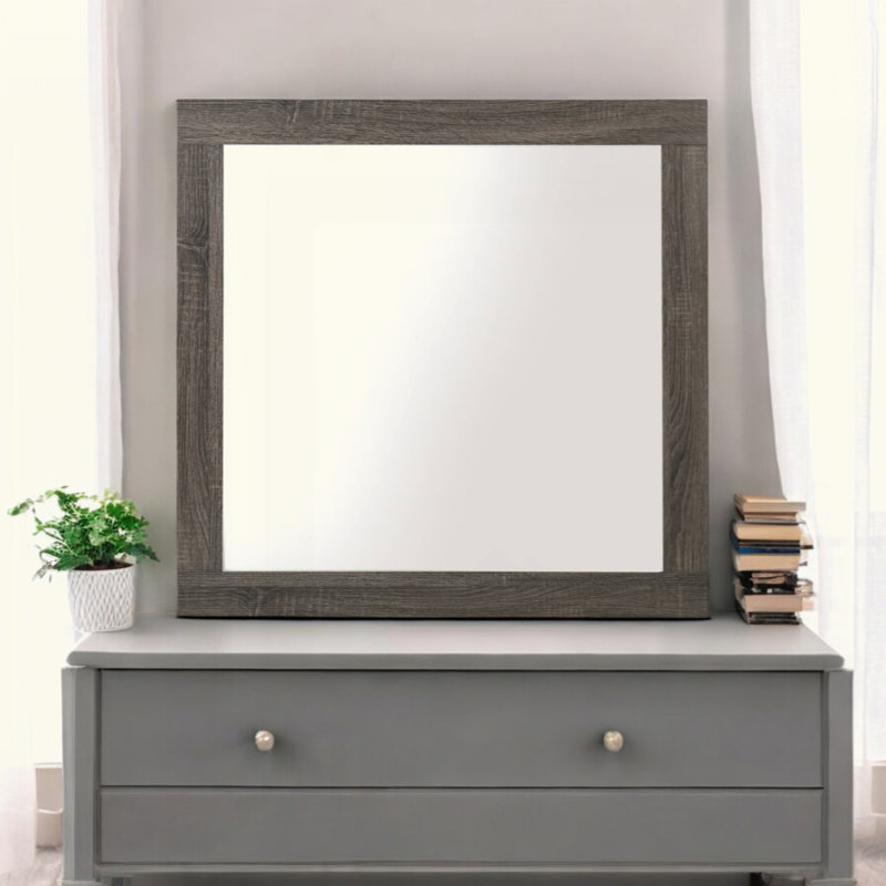 Miroir Avantika: un ajout élégant et fonctionnel à votre décor, Chêne