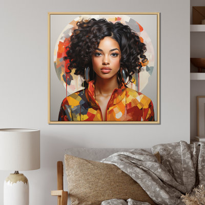 «Vibrant Essence Beautiful», art mural africain