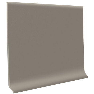 700 Series (TPR) Rubber 4" H x 48" L x 1/8" Thick Cove Wall Base Color Pewter