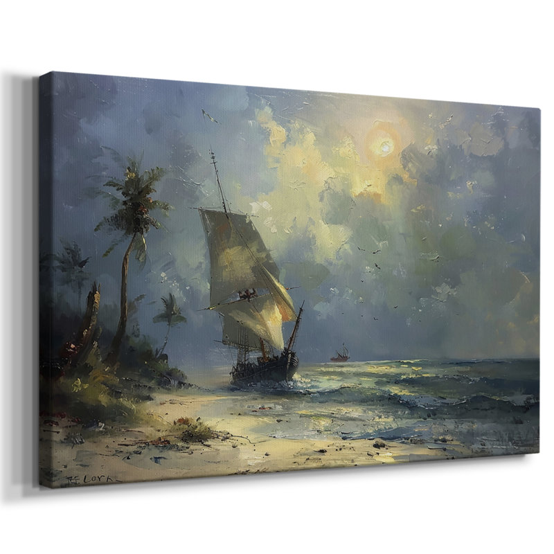 Nautical Series-CLxxvii -Galerie enveloppée Cavas, 12 x 18