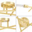Plafonnier semi-encastré trois lumières 18 po-570167793-570167806