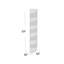 Fritts 196cm H x 30cm W Corner Bookcase