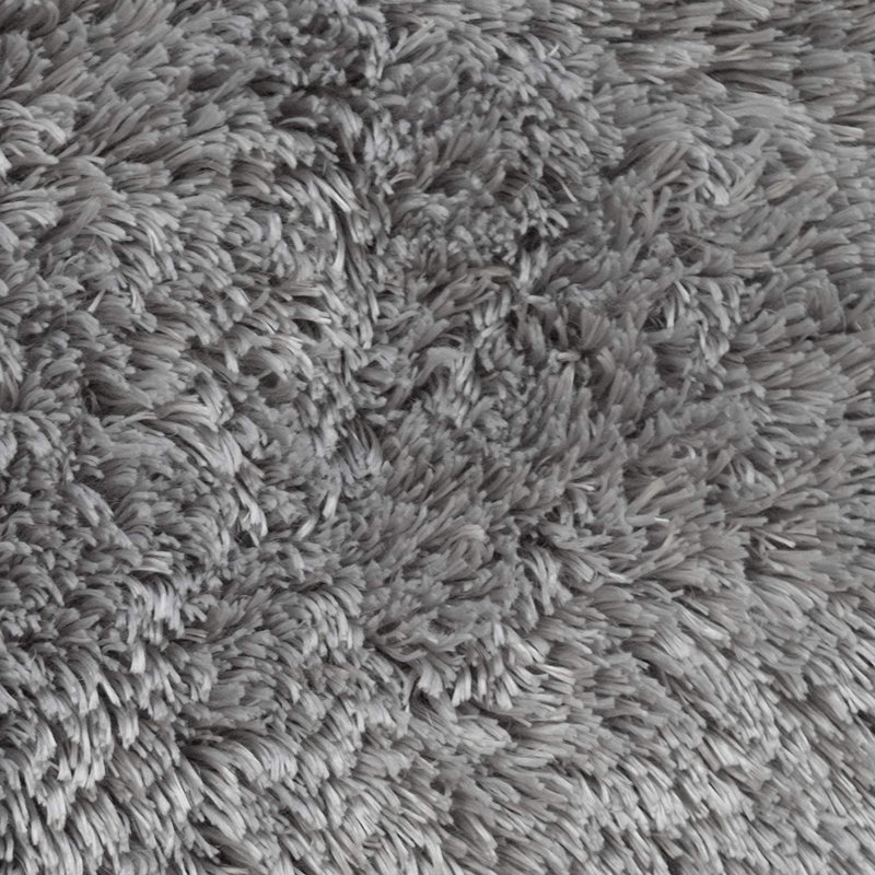 Herrmann Non-Slip Bath Rug, Gray, 17" W x 24" L